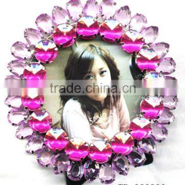 Pearl and zinc alloy metal photo frames