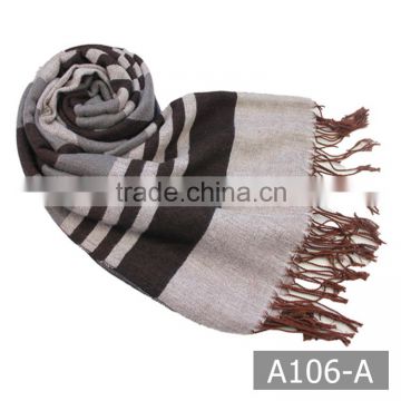 A106 Medium long hot selling ladies jacquard scarf