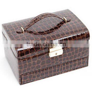 Branded Newest Leather Red Jewelry Box