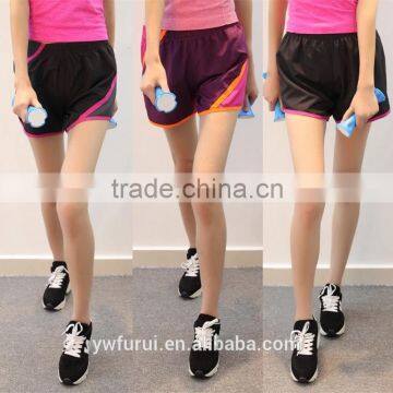 Custom make 2016 hot sale Jersey Hot shorts Yoga Running Shorts