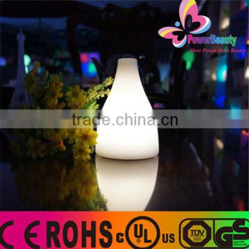 remote control waterproof led change color vase table lamp lighting