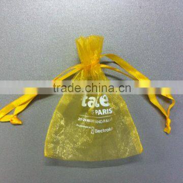 Print Sheer Organza Bags