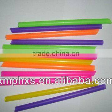 Colorful drinking straws