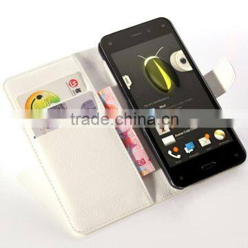 Magnetic PU Leather Wallet Flip Slots Stand Cover Skin Case for Amazon Fire Phone photo-5