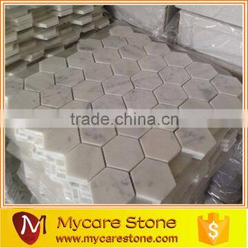 Natural Marble Mosaic Floor Carpet Tile photo-6