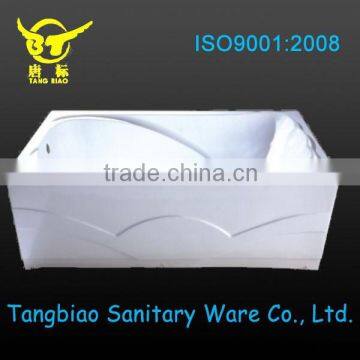 Fashion freestanding acrylic bathtub for bathroom design,portable bathtub passed CE,ISO9001