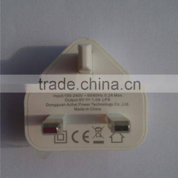 BRAND NEW UK PLUG AC ADAPTER A85-501000 5V 1A With USB Port for Cellphone Use photo-5