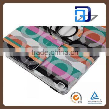 Fashionable Popular Circle Pattern 360 Degree Rolating PU Leather Tablet Case For IPad Pro Shell China Factory Direct Sale photo-5