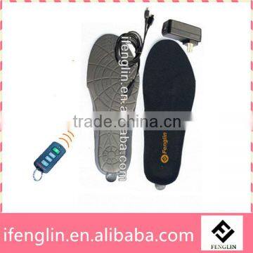 remote control battery heated inner soles