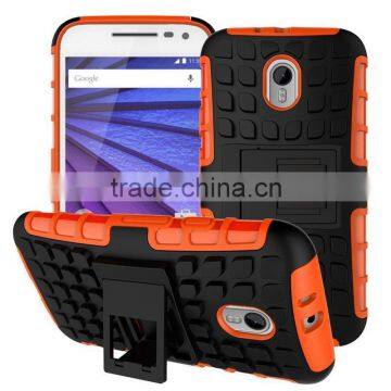 New products 2015 innovation product TPU&PC 2 in 1 combo armor case for motorola moto g 3rd shockproof case made in china