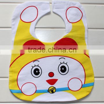 China alibaba 100% best cotton disposable paper baby bib