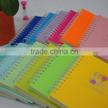 New design new stylenew style pp cover spiral note book in 2015 in school&office supplies