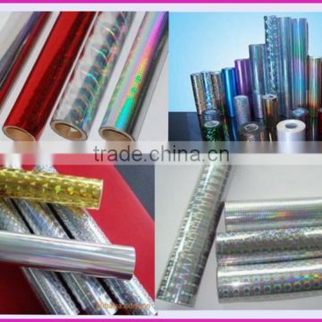 The BOPP holographic lamination film of manufacturer in china