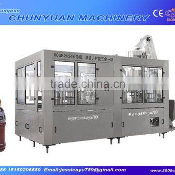 carbonated beverage washing, filling, sealing machine