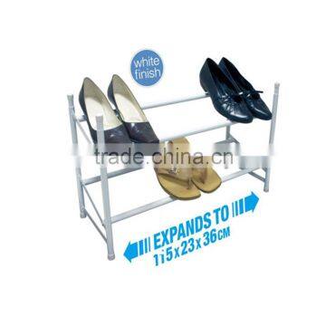 2 Tiers Powder Coating New Design Shoe Rhvack Shoe Rack photo-3