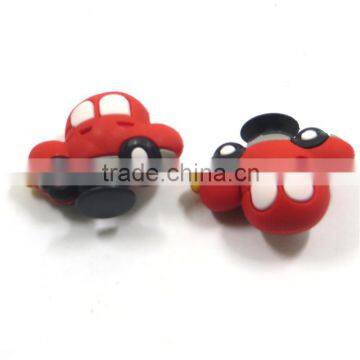 Promotion Gift Car Shaped Kids Shoe Charm Wholesale PVC 3d Shoe Buckles photo-3