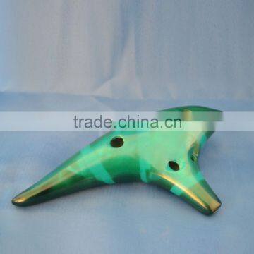 12 Hole Ocarina Green