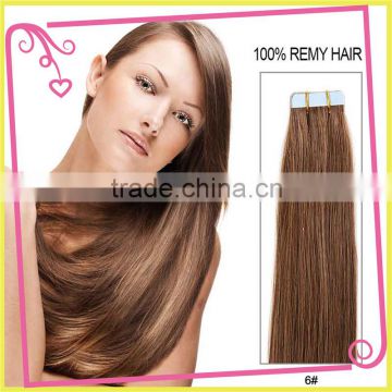 2016 best selling 6a 7a 8a micro tape hair extensions