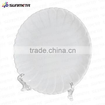 White Bulk Ceramic Plates Custom Ceramic Plates Ceramic Plain White Plate With Coating photo-2