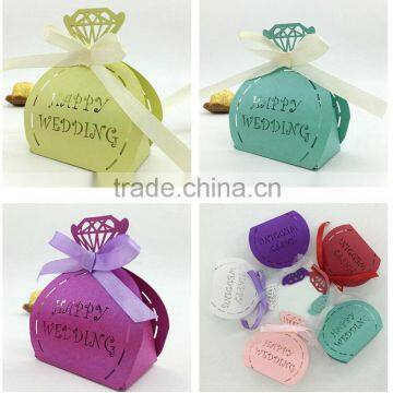 Unique Laser Cut Wedding Favor Boxes Custom Made --any Color photo-1