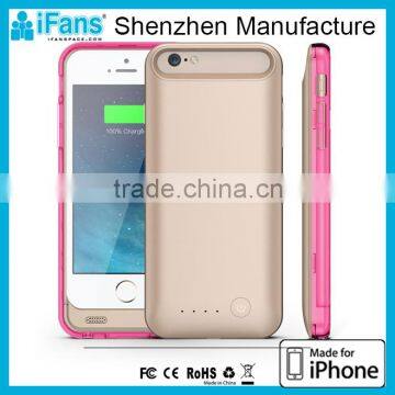 3100mah Rose Gold Battery Case for IPhone6S photo-4