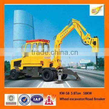 Kanshan KW58 cheap Digging excavator for pile driver for sale