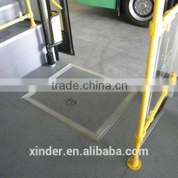 FMWR Series Fold Manual Aluminium Wheelchair Ramp for Low Floor Bus