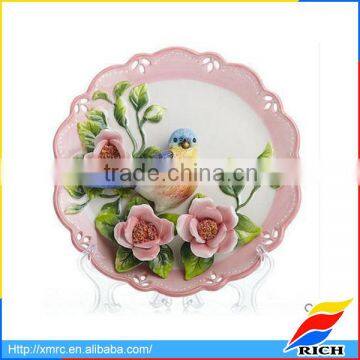 unique house wall plaque porcelain wall plate