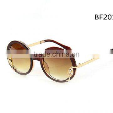 design eyewear plastic sun glasses fashion round sunglasses BF2013-19