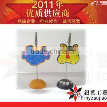 Promotional PVC Stand Memo Clip Hlder