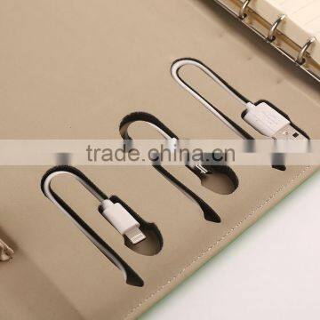 2016 Office Business Gift Set PU Notebook With Power Bank photo-5