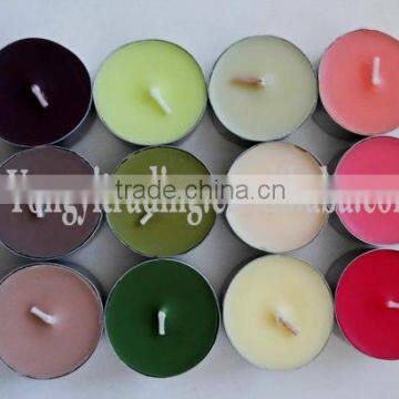 Tea light candles for household