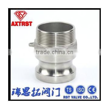 F Type Stainless Steel male Thread Quick Coupling