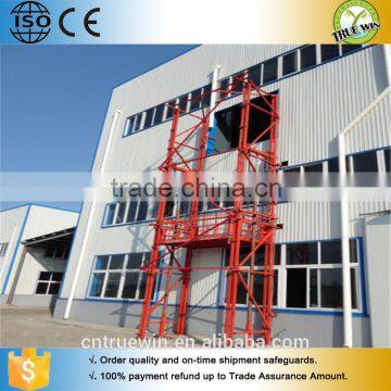Fixed Guide Rail Cargo Hydraulic Chain Freight Elevator photo-5