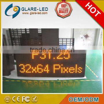 portable message board p31.25 outdoor single color traffic led sign