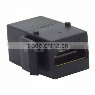 Keystone HDMI Connector with black color