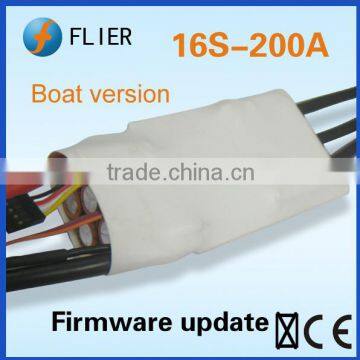 Bruhsless motor controller 16S 200A marine ESC for rc boat+program box