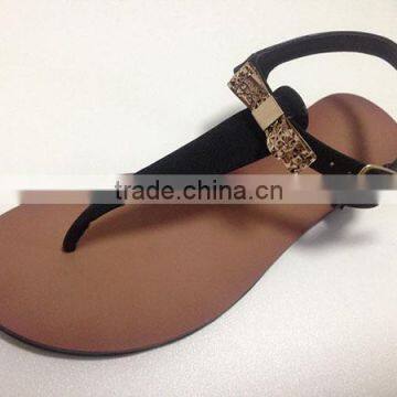 Uniseason New Design Wholesale Outdoor Summer Flat Sandals 2015 Women