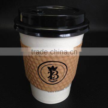 custom logo food grade 12 oz coffee cup with lid