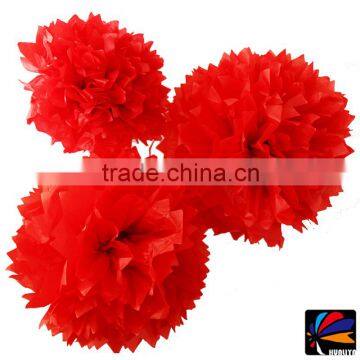 Wedding cake decoration valentine paper honeycomb table centerpieces tissue pom poms