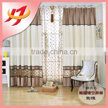 100% Polyester Blackout Ready Made Window Curtain Fabric Wholesale Curtain photo-5