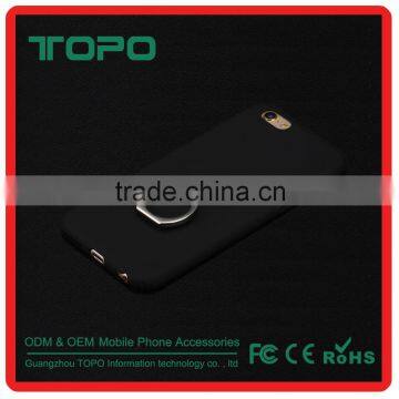 Wholesale Bracket Metal Cover Mobile Phone Anti Falling Finger Ring Stand Holder Back Case for Iphone 6 6s Plus photo-6