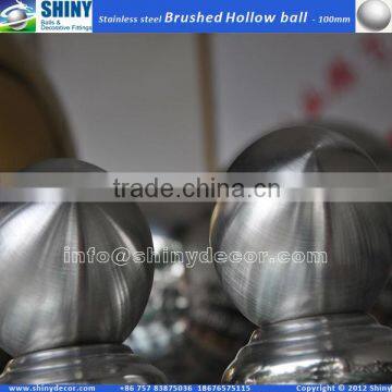 100mmstainless steel hollow sphere brushed