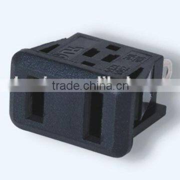 2 pins type electrical electric socket outlet industrial socket 15A 125V female industrial socket