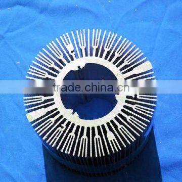 Extruded aluminium profile heat sinks