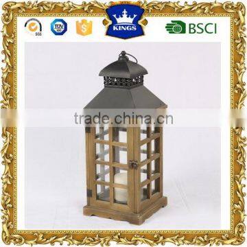 Normal wholesale wooden lanterns garden decor