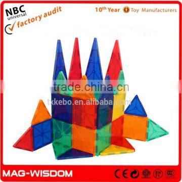 2016 new super magnet toys plastic magnetic building blocks 3D 32pieces
