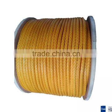 12mm x 500mtr high strength 12 strand UHMWPE rope with wooden tray