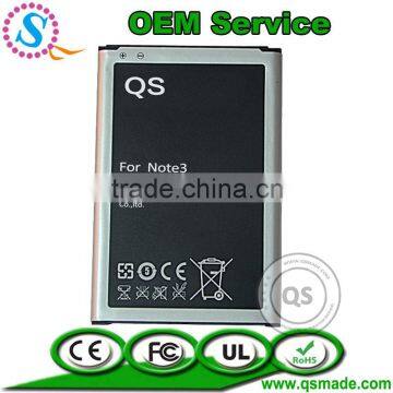 High capacity phone battery for Samsung NOTE3 N9000 N9002 B800BC