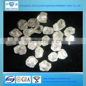 white HPHT synthetic diamond lab grown uncut raw diamonds